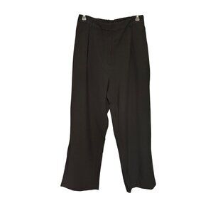 Old Navy Women's 3X Taylor Wide Leg Trousers Black Polyester Blend Pants NWT